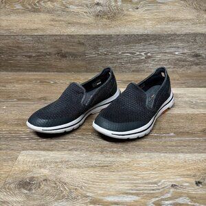 Skechers Apprize Go Walk Black Walking Shoes Men Size 7.5